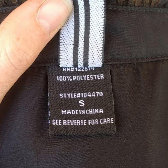 Purple Hearts Black V-Neck Sleeveless Dress Sz S - Picture 6 of 7